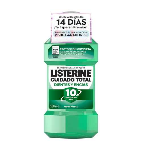 LISTERINE DIENTES ENCIAS 500