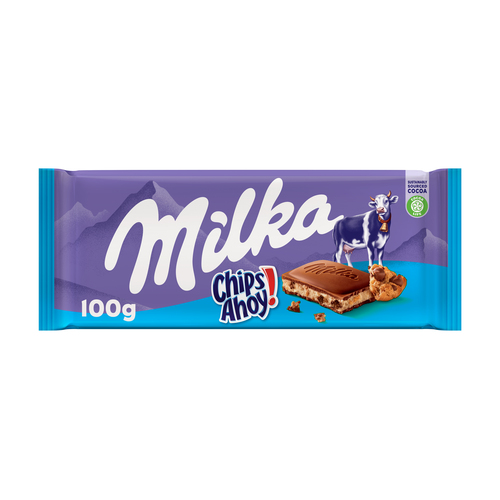 CHOCOLATE MILKA CHIPS AHOY 100GR