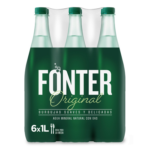 FONTER AIGUA GAS 1L