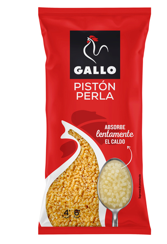 PASTA SOPA GALLO PISTON PERLA (250G)