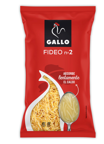 PASTA SOPA GALLO FIDEO N2 250G