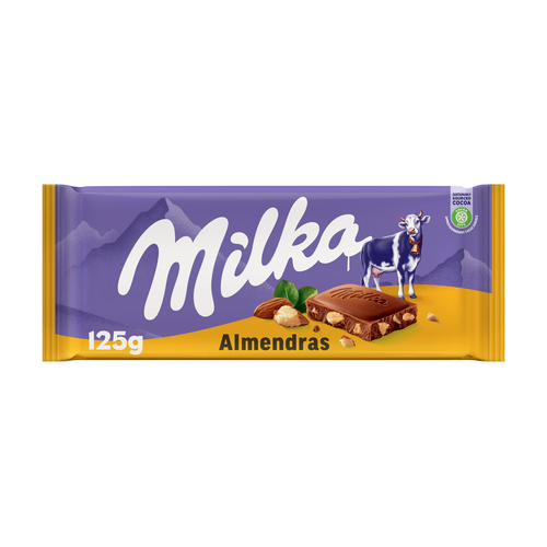 CHOCOLATE MILKA ALMENDRAS 125G
