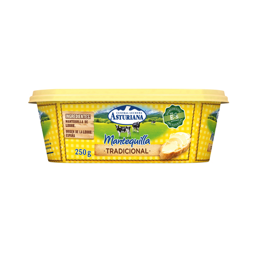 MANTEQUILLA ASTURIANA BARQ.250gr