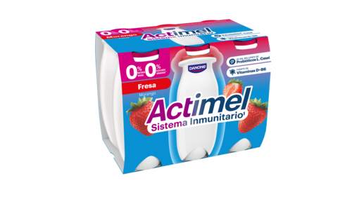ACTIMEL FRESA DESNATAT P6X50ML