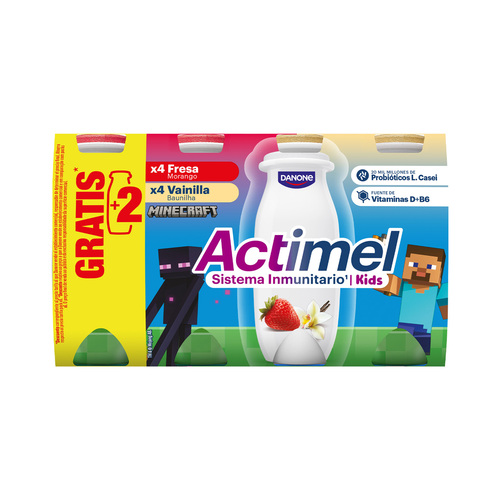 ACTIMEL MADUIXA-VANILL(6+2)8X1