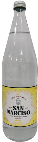 SAN NARCISO AIGUA GAS 1L