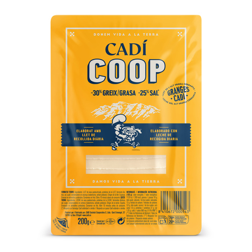 QUESO LIGHT CADICOOP LONCHAS 200gr