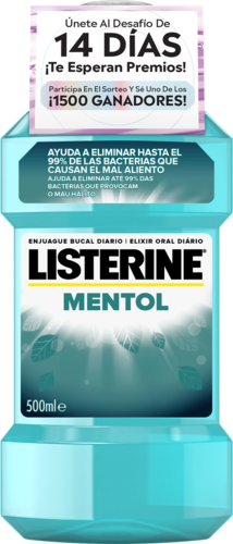 LISTERINE MENTOL 500