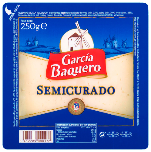 FORMATGE G.BAQUERO TASCO SEMI/CURAC.250G