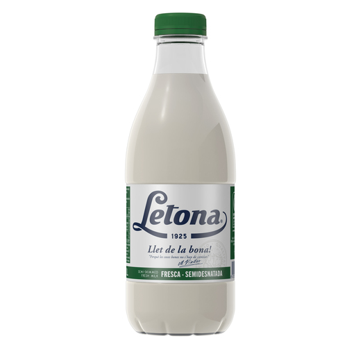 LLET FRESCA LETONA 1L SEMI
