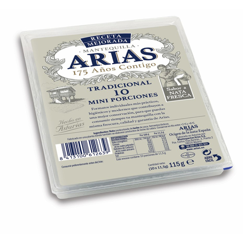 MANTEQUILLA ARIAS 10P 11.5gX10