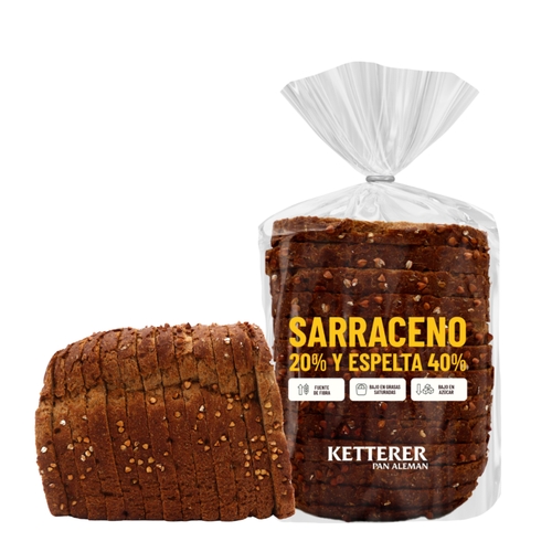 PAN SARRACENO ESPELTA KETTERER 450G