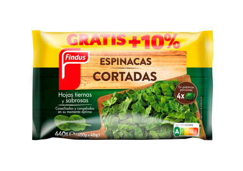 ESPINACA FINDUS CORTADA 400G