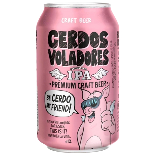 CERVEZA CERDOS VOLADORES IPA LAT.33CL