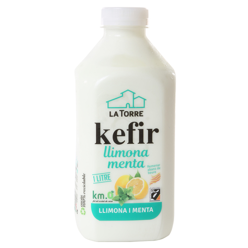 KEFIR 1L.LA TORRE LLIMONA MENTA KM.0