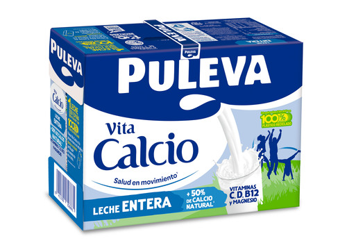 LLET PULEVA CALCIO NATURAL P6