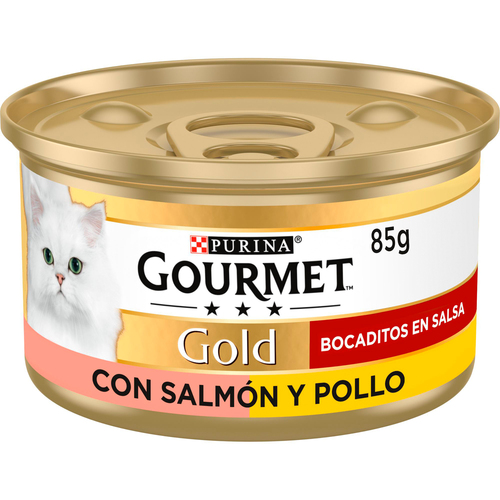 PURINA GOURMETGOLD GAT POLLO.85G