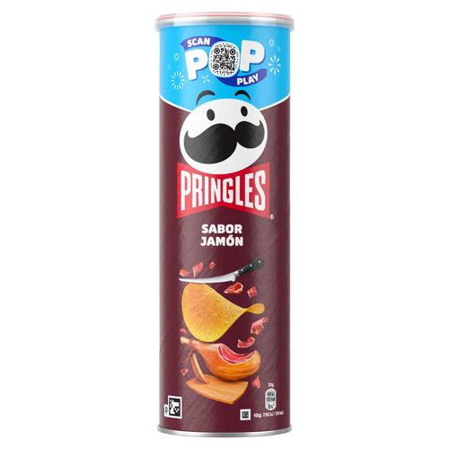 PRINGELS PATATAS JAMON 165g