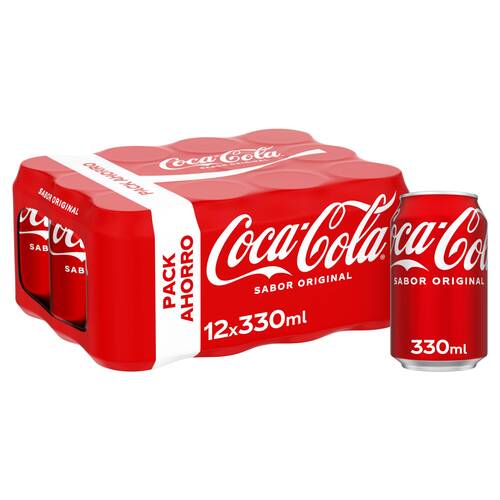 COCA COLA ORIGINAL P12 LLAUNA 33CL