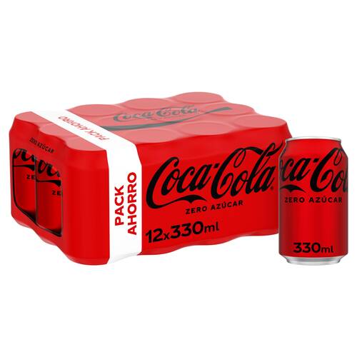 COCA COLA ZERO P12 LLAUNA 33CL
