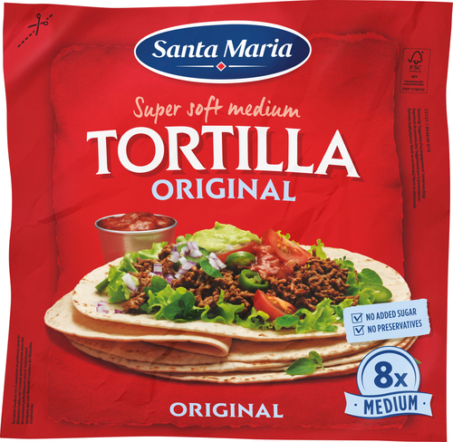 TORTILLA SOFT ORIG.STA.MARIA 320G-8U