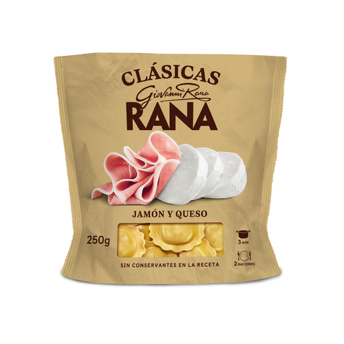 RAVIOLI RANA JAMON Y QUESO 250G