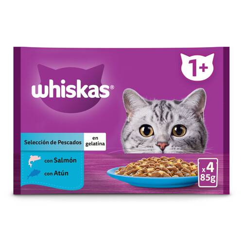 WHISKAS S.BO PEIX 4U 85
