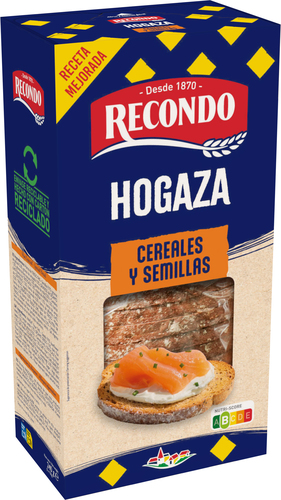 PAN DE HOGAZA 9 CEREALES RECONDO 240G