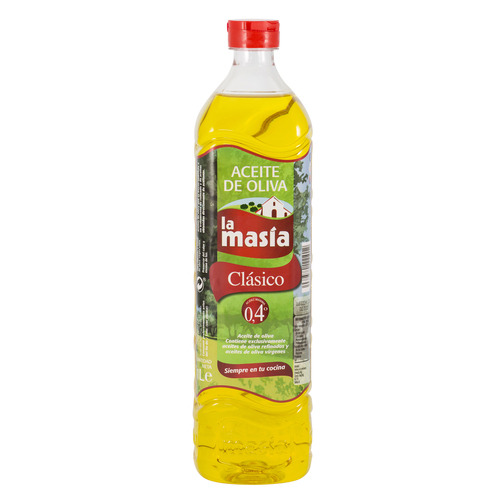 ACEITE OLIVA LA MASIA SUAVE 1L O,4