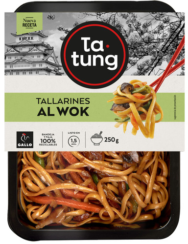 TALLARINES AL WOK TATUNG 300G