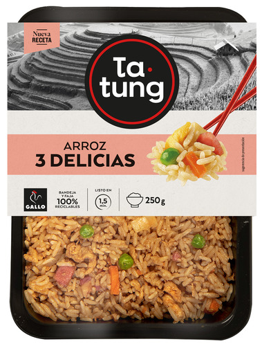 ARROZ TRES DELICIAS 250G TATUNG